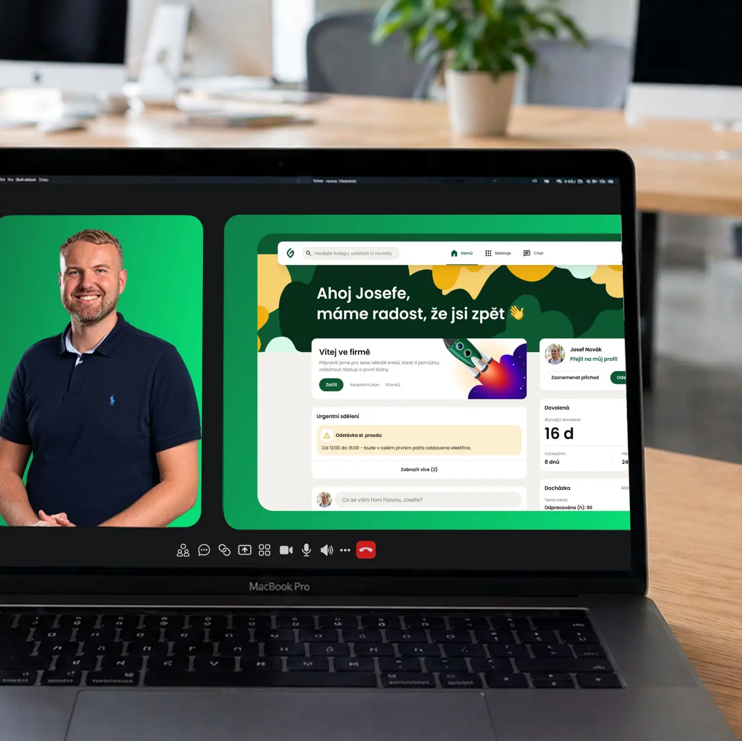 Videohovor s konzultantem Growy NET a ukázkou aplikace