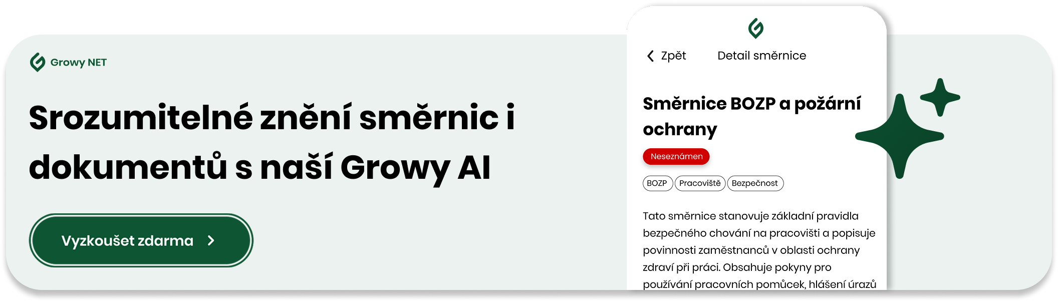 Vyzkoušejte Growy NET zdarma